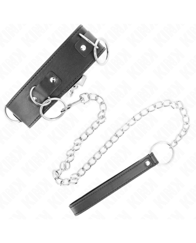 KINK COLLAR CON CORREA 65 CM 3 ANILLOS MODELO 2 AJUSTABLE 36 43 CM X 5 CM KINK COLLAR CON CORREA 65 CM 3 ANILLOS MODELO 2 AJUSTABLE 36 43 CM X 5 CM