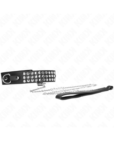 KINK COLLAR CON CORREA 65 CM CON BRILLOS AJUSTABLE 37 42 CM X 53 CM KINK COLLAR CON CORREA 65 CM CON BRILLOS AJUSTABLE 37 42 CM X 53 CM