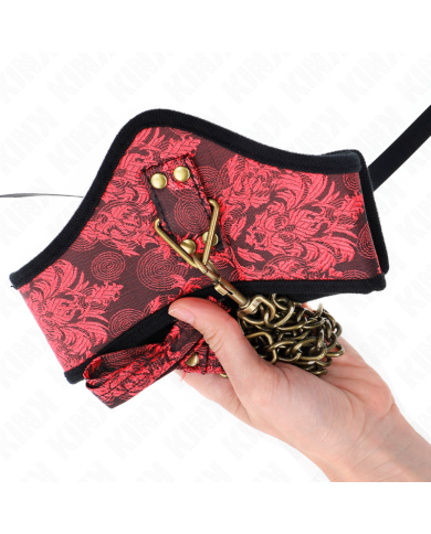 KINK COLLAR CON CORREA DE ENCAJE 75 CM MODELO SCANDAL 44 X 10 CM KINK COLLAR CON CORREA DE ENCAJE 75 CM MODELO SCANDAL 44 X 10 CM