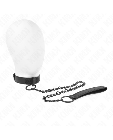 KINK COLLAR CON CORREA 65 CM OSCURO AJUSTABLE 37 54 CM X 3 CM