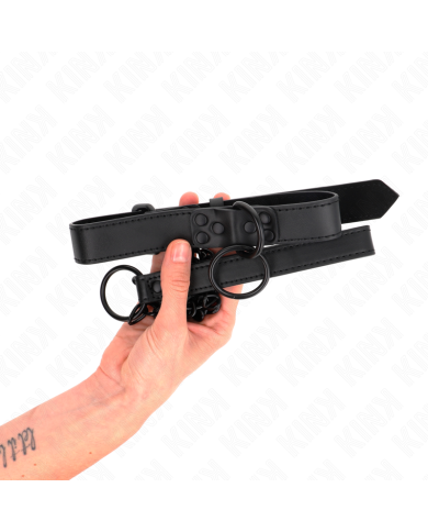 KINK COLLAR CON CORREA 65 CM OSCURO AJUSTABLE 37 54 CM X 3 CM