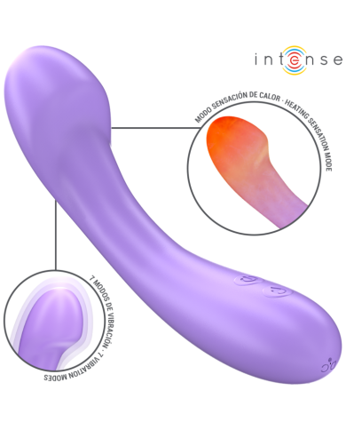 INTENSE BECKY VIBRADOR 19 CM CALENTABLE 7 VIBRACIONES MORADO INTENSE BECKY VIBRADOR 19 CM CALENTABLE 7 VIBRACIONES MORADO