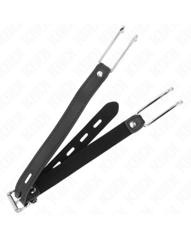 KINK MORDAZA GANCHO DE METAL 115 CM CON CORREA DE POLIPIEL AJUSTABLE 39 58 CM X 2 CM KINK MORDAZA GANCHO DE METAL 115 CM CON CORREA DE POLIPIEL AJUSTABLE 39 58 CM X 2 CM