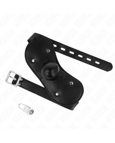 KINK MASCARA BUCAL MORDAZA DE BOLA CON CERRADURA AJUSTABLE 42 60 CM KINK MASCARA BUCAL MORDAZA DE BOLA CON CERRADURA AJUSTABLE 42 60 CM