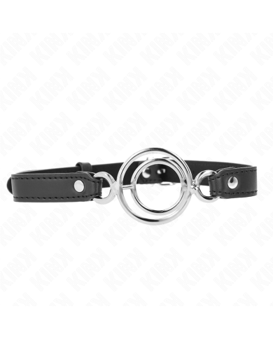 KINK MORDAZA CON MULTIPLES JUNTAS TORICAS 5 CM NEGRO 63 X 25 CM KINK MORDAZA CON MULTIPLES JUNTAS TORICAS 5 CM NEGRO 63 X 25 CM