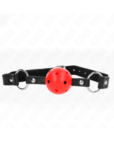 KINK MORDAZA DE BOLA 45 CM ROJA DURA HUECA MODELO 1 635 X 2 CM KINK MORDAZA DE BOLA 45 CM ROJA DURA HUECA MODELO 1 635 X 2 CM