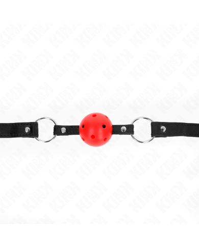 KINK MORDAZA DE BOLA 45 CM ROJA DURA HUECA MODELO 1 635 X 2 CM KINK MORDAZA DE BOLA 45 CM ROJA DURA HUECA MODELO 1 635 X 2 CM
