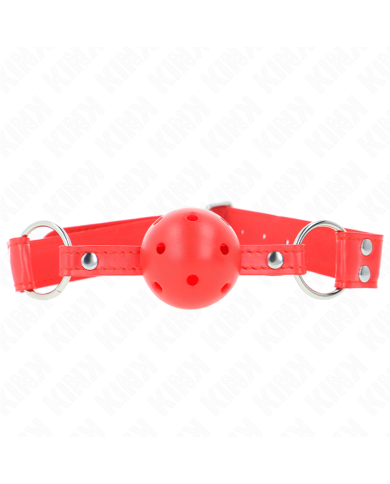 KINK MORDAZA DE BOLA 45 CM DURA HUECA ROJO COMPLETA 62 x 2 CM KINK MORDAZA DE BOLA 45 CM DURA HUECA ROJO COMPLETA 62 x 2 CM