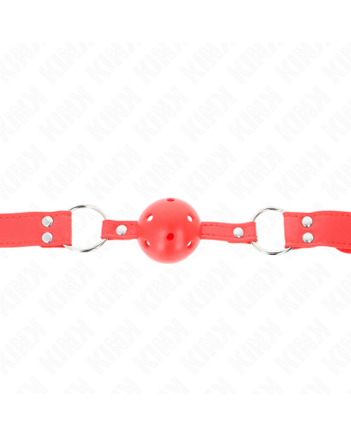 KINK MORDAZA DE BOLA 45 CM DURA HUECA ROJO COMPLETA 62 x 2 CM KINK MORDAZA DE BOLA 45 CM DURA HUECA ROJO COMPLETA 62 x 2 CM