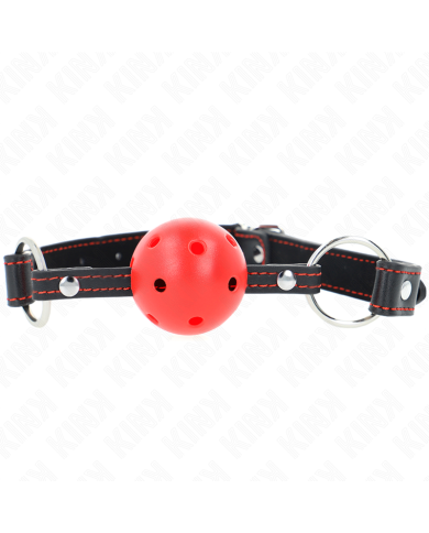 KINK MORDAZA DE BOLA 45 CM ROJA DURA HUECA MODELO 2 65 x 25 CM KINK MORDAZA DE BOLA 45 CM ROJA DURA HUECA MODELO 2 65 x 25 CM