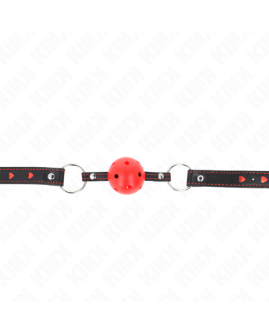 KINK MORDAZA DE BOLA 45 CM ROJA DURA HUECA MODELO 2 65 x 25 CM KINK MORDAZA DE BOLA 45 CM ROJA DURA HUECA MODELO 2 65 x 25 CM