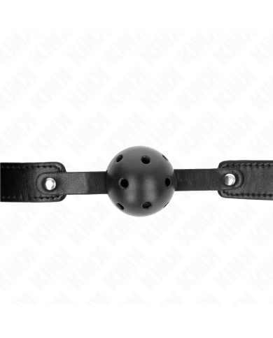KINK MORDAZA DE BOLA 45 CM TRANSPIRABLE NEGRO 65 x 25 CM KINK MORDAZA DE BOLA 45 CM TRANSPIRABLE NEGRO 65 x 25 CM