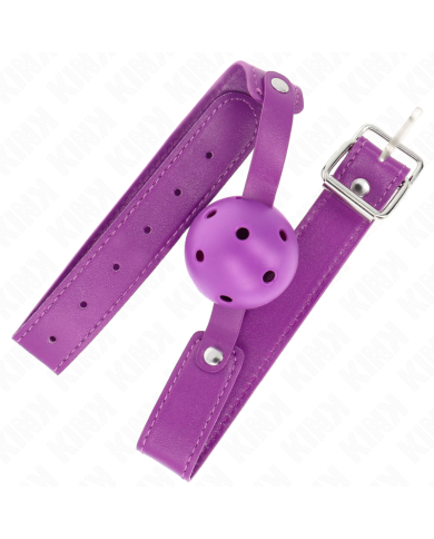KINK MORDAZA DE BOLA 45 CM TRANSPIRABLE MORADO 65 x 25 CM KINK MORDAZA DE BOLA 45 CM TRANSPIRABLE MORADO 65 x 25 CM