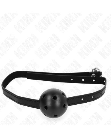 KINK MORDAZA DE BOLA 45 CM TRANSPIRABLE SIMPLICITY NEGRO 62 x 15 CM KINK MORDAZA DE BOLA 45 CM TRANSPIRABLE SIMPLICITY NEGRO 62 x 15 CM
