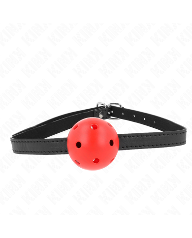 KINK MORDAZA DE BOLA 45 CM TRANSPIRABLE SIMPLICITY ROJO 62 x 15 CM KINK MORDAZA DE BOLA 45 CM TRANSPIRABLE SIMPLICITY ROJO 62 x 15 CM