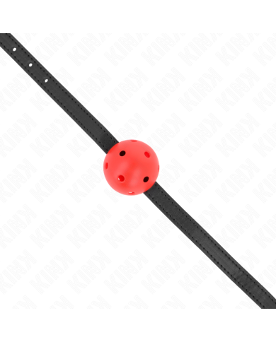 KINK MORDAZA DE BOLA 45 CM TRANSPIRABLE SIMPLICITY ROJO 62 x 15 CM KINK MORDAZA DE BOLA 45 CM TRANSPIRABLE SIMPLICITY ROJO 62 x 15 CM