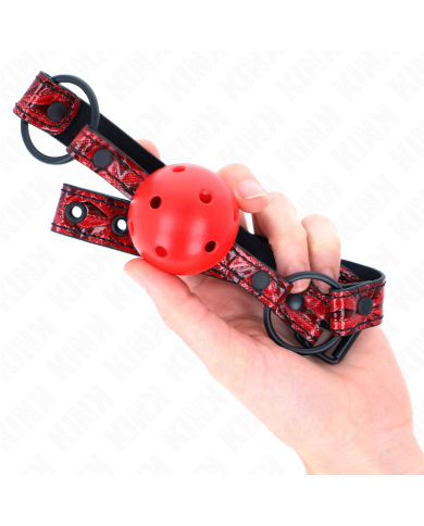 KINK MORDAZA DE BOLA 45 CM CON PATRON DE DIAMANTE MODELO 1 645 CM AJUSTABLE 42 60 CM KINK MORDAZA DE BOLA 45 CM CON PATRON DE DIAMANTE MODELO 1 645 CM AJUSTABLE 42 60 CM