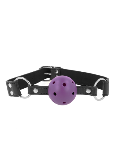 KINK MORDAZA DE BOLA 4 CM TRANSPIRABLE CON DOBLE REMACHE MORADO 62 x 25 CM AJUSTABLE 42 58 CM KINK MORDAZA DE BOLA 4 CM TRANSPIRABLE CON DOBLE REMACHE MORADO 62 x 25 CM AJUSTABLE 42 58 CM