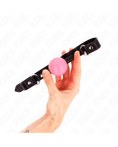 KINK MORDAZA DE BOLA 4 CM DE ORO ROSA 60 x 2 CM KINK MORDAZA DE BOLA 4 CM DE ORO ROSA 60 x 2 CM