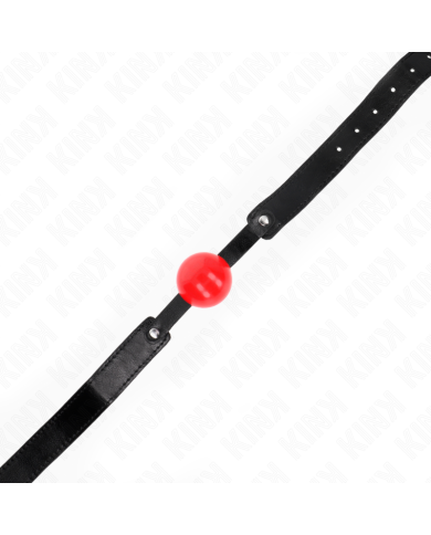 KINK MORDAZA DE BOLA 4 CM SUAVE DE TPE MODELO 1 66 x 25 CM AJUSTABLE 41 61 CM KINK MORDAZA DE BOLA 4 CM SUAVE DE TPE MODELO 1 66 x 25 CM AJUSTABLE 41 61 CM