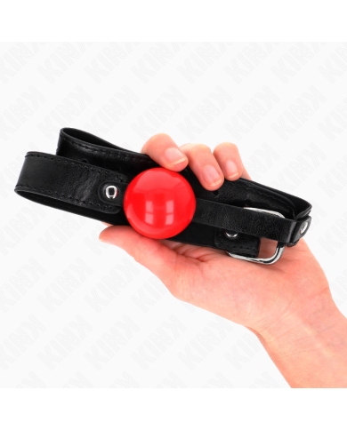 KINK MORDAZA DE BOLA 4 CM SUAVE DE TPE MODELO 1 66 x 25 CM AJUSTABLE 41 61 CM KINK MORDAZA DE BOLA 4 CM SUAVE DE TPE MODELO 1 66 x 25 CM AJUSTABLE 41 61 CM