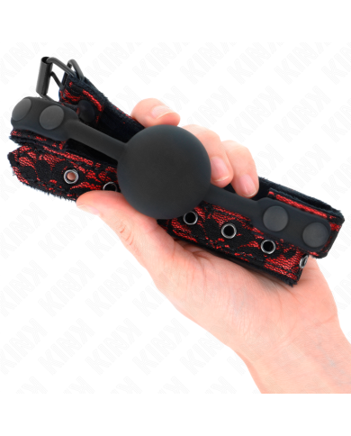 KINK MORDAZA DE BOLA 4 CM DE SILICONA SCANDAL MODELO 1 65 x 2 CM