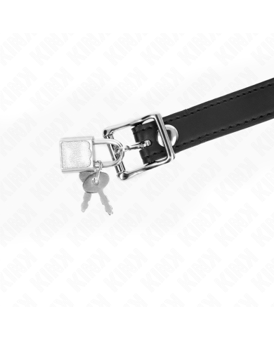 KINK MORDAZA DE BOLA 4 CM DE SILICONA CON CANDADO 60 x 2 CM KINK MORDAZA DE BOLA 4 CM DE SILICONA CON CANDADO 60 x 2 CM