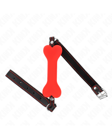 KINK MORDAZA DE HUESO 12 CM ROJO 63 x 2 CM KINK MORDAZA DE HUESO 12 CM ROJO 63 x 2 CM