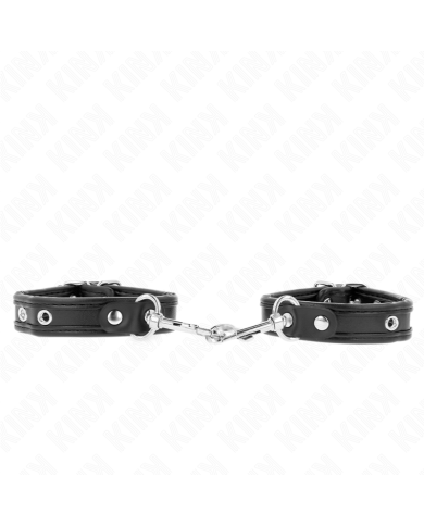 KINK MUNEQUERAS MINI NEGRO CON TACHUELAS AJUSTABLE 16 22 CM X 2 CM KINK MUNEQUERAS MINI NEGRO CON TACHUELAS AJUSTABLE 16 22 CM X 2 CM