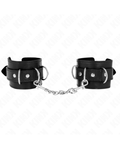 KINK MUNEQUERAS CON 3 ANILLAS EN D AJUSTABLE NEGRO 175 25 CM X 6 CM KINK MUNEQUERAS CON 3 ANILLAS EN D AJUSTABLE NEGRO 175 25 CM X 6 CM