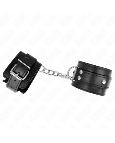 KINK MUNEQUERAS CON 3 ANILLAS EN D AJUSTABLE NEGRO 175 25 CM X 6 CM KINK MUNEQUERAS CON 3 ANILLAS EN D AJUSTABLE NEGRO 175 25 CM X 6 CM