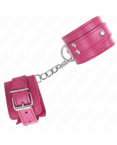 KINK MUNEQUERAS CON 3 ANILLAS EN D AJUSTABLE ROSA 175 25 CM X 6 CM KINK MUNEQUERAS CON 3 ANILLAS EN D AJUSTABLE ROSA 175 25 CM X 6 CM