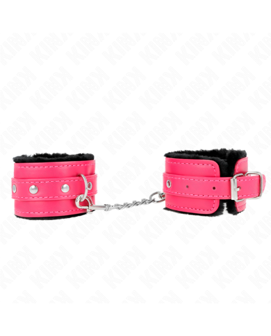 KINK MUNEQUERAS FORRADAS PREMIUM NEGRO CON CORREA FUCSIA AJUSTABLE 17 29 CM X 6 CM KINK MUNEQUERAS FORRADAS PREMIUM NEGRO CON CORREA FUCSIA AJUSTABLE 17 29 CM X 6 CM