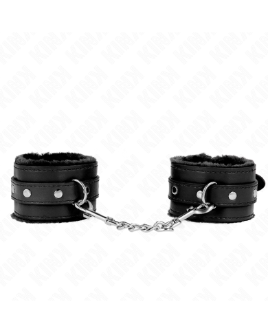 KINK MUNEQUERAS FORRADAS PREMIUM NEGRO CON CORREA NEGRO AJUSTABLE 17 29 CM X 6 CM KINK MUNEQUERAS FORRADAS PREMIUM NEGRO CON CORREA NEGRO AJUSTABLE 17 29 CM X 6 CM