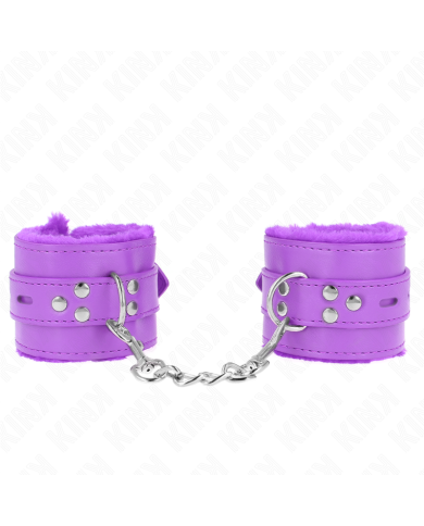 KINK MUNEQUERAS FORRADAS CON AGUJEROS CUADRADOS VIOLETA Y CORREA VIOLETA AJUSTABLE 17 29 CM X 6 CM KINK MUNEQUERAS FORRADAS CON AGUJEROS CUADRADOS VIOLETA Y CORREA VIOLETA AJUSTABLE 17 29 CM X 6 CM