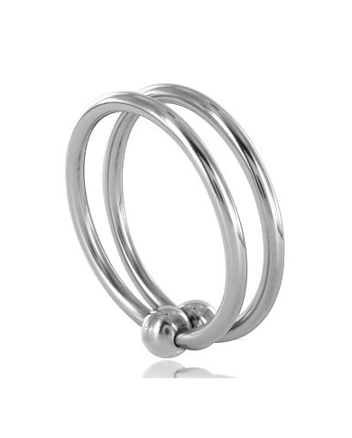 METAL HARD DOUBLE GLANS RING 28MM