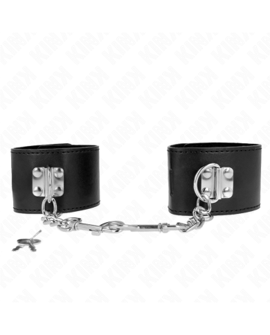 KINK MUNEQUERAS CON CIERRE CANDADO NEGRO AJUSTABLE 16 23 CM X 55 CM KINK MUNEQUERAS CON CIERRE CANDADO NEGRO AJUSTABLE 16 23 CM X 55 CM