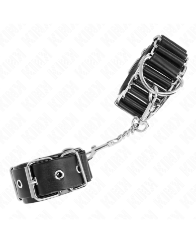 KINK MUNEQUERAS FINAS EN FORMA DE BISAGRA NEGRO AJUSTABLE 16 22 CM X 35 CM KINK MUNEQUERAS FINAS EN FORMA DE BISAGRA NEGRO AJUSTABLE 16 22 CM X 35 CM