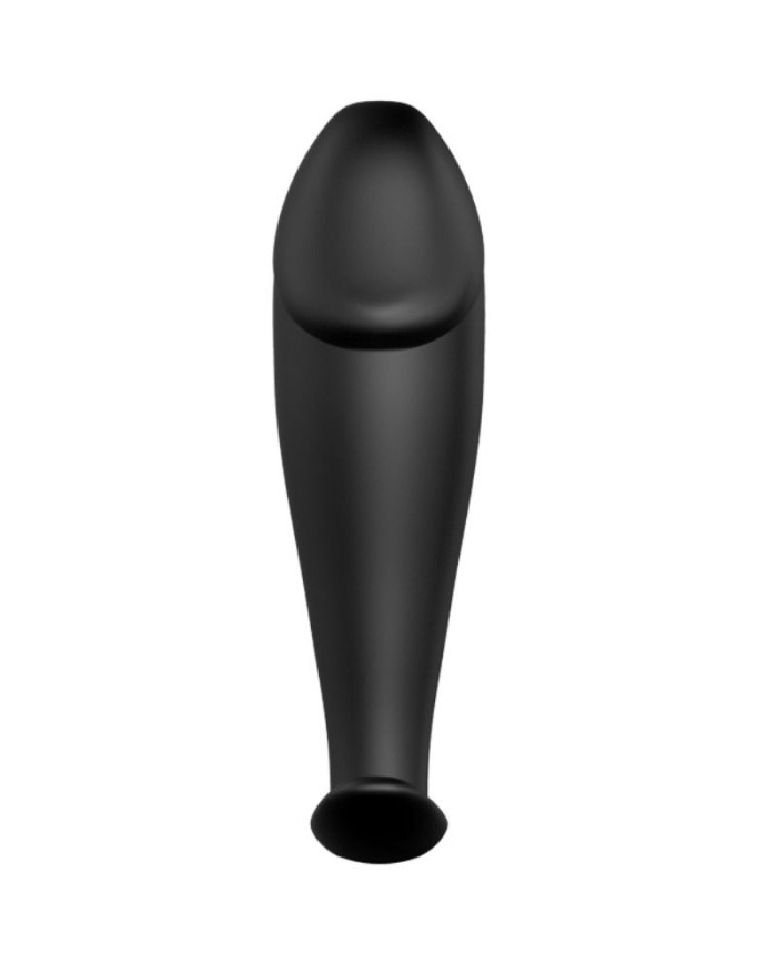 PRETTY LOVE PLUG ANAL SILICONA FORMA PENE Y 12 MODOS VIBRACION NEGRO