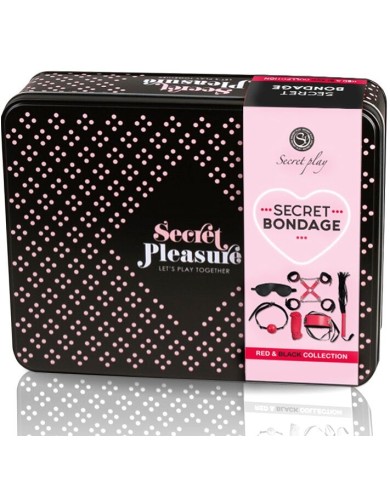 SECRETPLAY BDSM SET 6 PIEZAS RED COLLECTION SECRETPLAY BDSM SET 6 PIEZAS RED COLLECTION