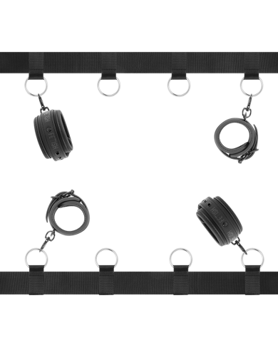 FETISH SUBMISSIVE SET ATADURAS CAMA LUXURY CON FORRO DE NEOPRENO FETISH SUBMISSIVE SET ATADURAS CAMA LUXURY CON FORRO DE NEOPRENO