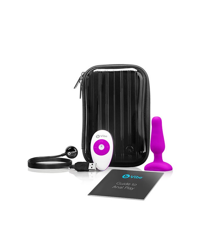 B VIBE NOVICE CONTROL REMOTO ANAL PLUG FUCSIA