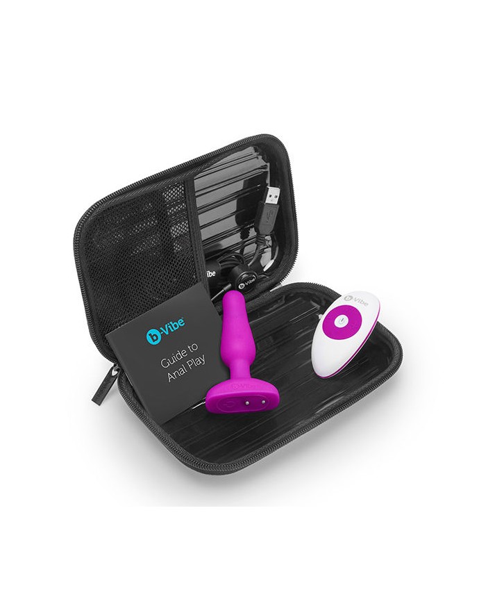 B VIBE NOVICE CONTROL REMOTO ANAL PLUG FUCSIA