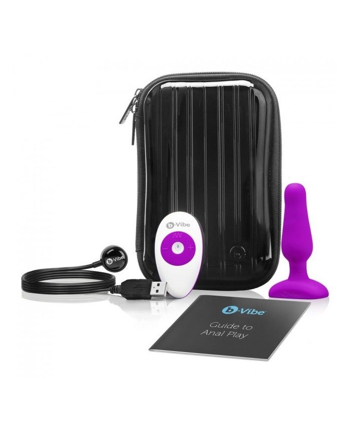 B VIBE NOVICE CONTROL REMOTO ANAL PLUG FUCSIA