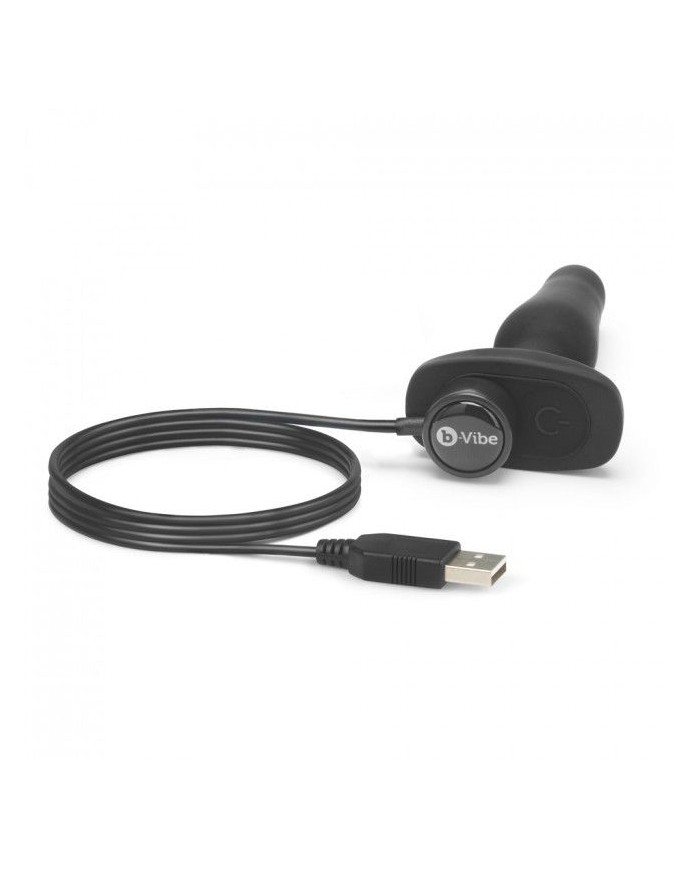 B VIBE NOVICE CONTROL REMOTO ANAL PLUG NEGRO