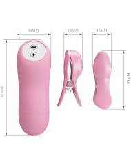 BAILE ROMANTIC WAVE PINZAS CON VIBRACION Y ELECTROSHOCK