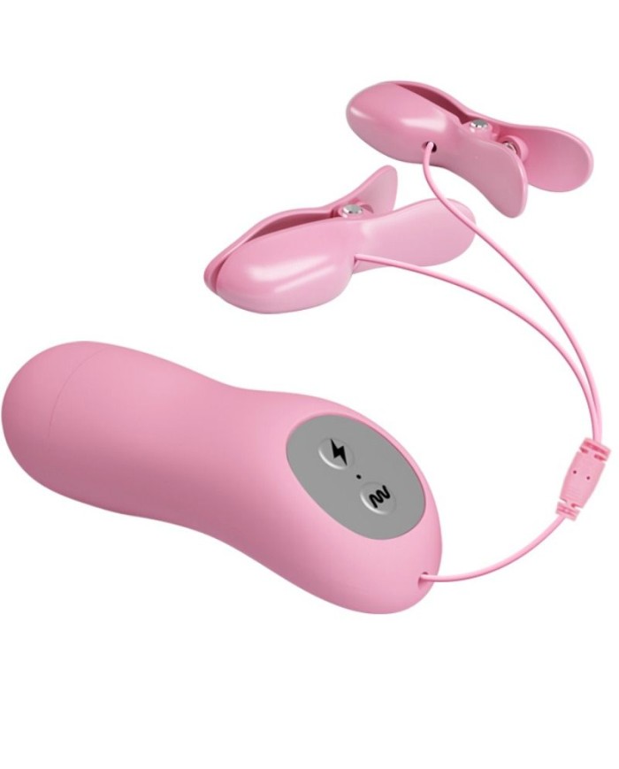 BAILE ROMANTIC WAVE PINZAS CON VIBRACION Y ELECTROSHOCK