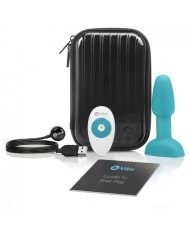 B VIBE RIMMING CONTROL REMOTO ANAL PLUG PETITE TEAL