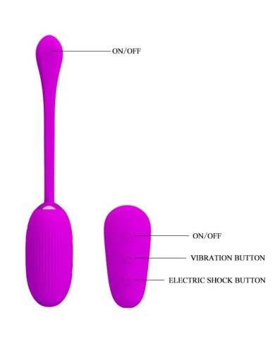PRETTY LOVE SHOCK FUN HUEVO VIBRADOR Y ELECTROSHOCK PRETTY LOVE SHOCK FUN HUEVO VIBRADOR Y ELECTROSHOCK