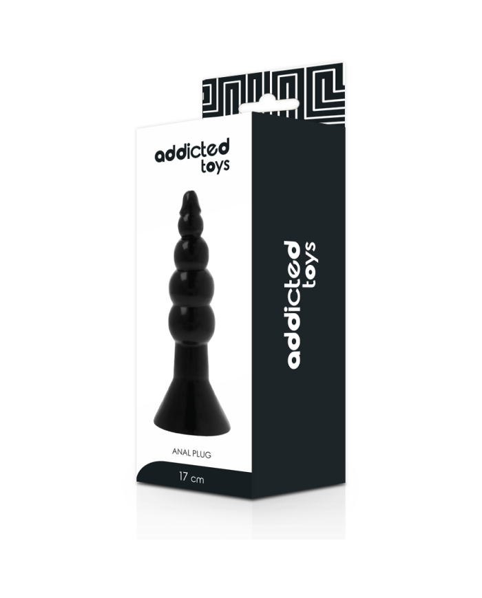 ADDICTED TOYS ANAL PLUG 17 CM NEGRO